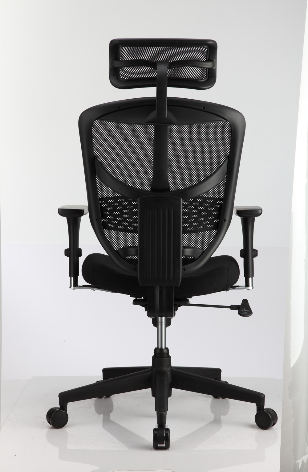 帶頭枕五輪升降旋轉(zhuǎn)網(wǎng)面辦公會議座椅